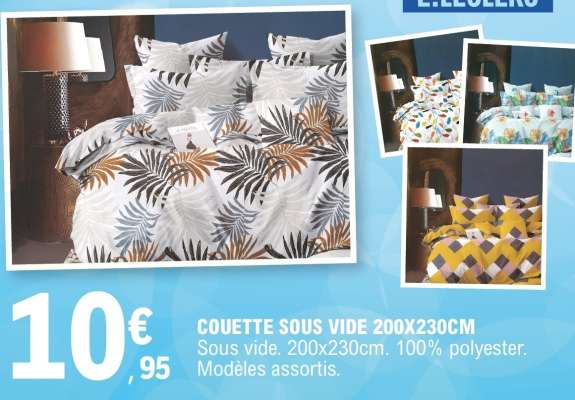 COUETTE SOUS VIDE 200X230CM