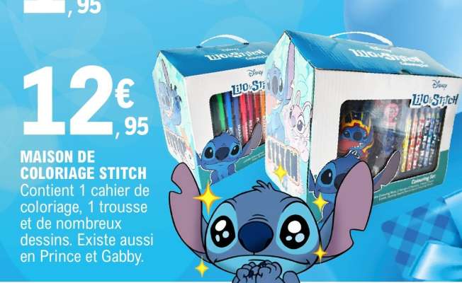 MAISON DE COLORIAGE STITCH