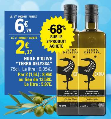 Huile d'olive TERRA DELYSSA