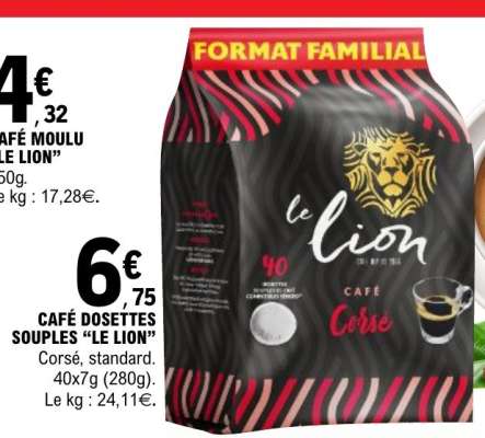 CAFÉ MOULU 'LE LION'