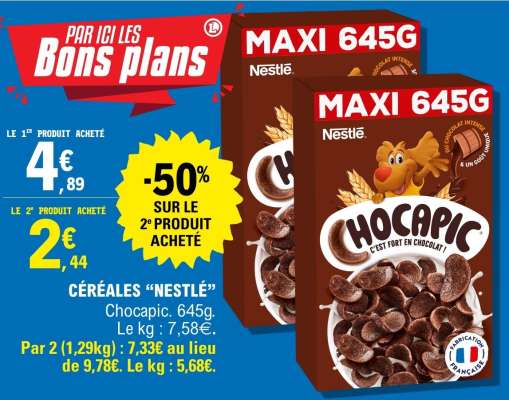 Céréales Nestlé Chocapic