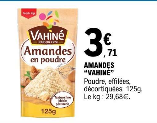 Amandes "Vahiné"