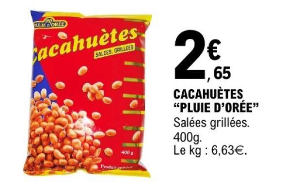 CACAHUÈTES 'PLUIE D'ORÉE'
