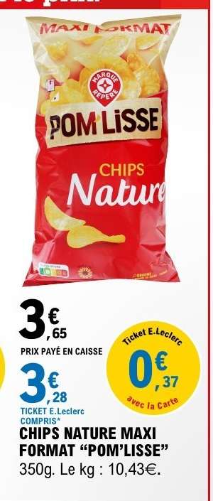 CHIPS NATURE MAXI FORMAT “POM’LISSE”
