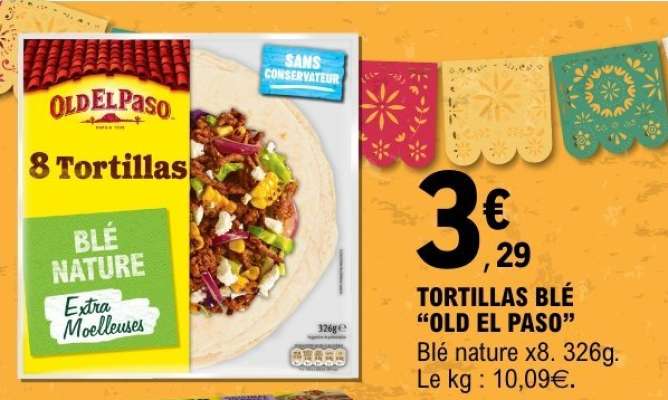 TORTILLAS BLÉ "OLD EL PASO"