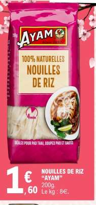 NOUILLES DE RIZ “AYAM”