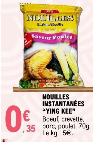 NOUILLES INSTANTANÉES “YING KEE”
