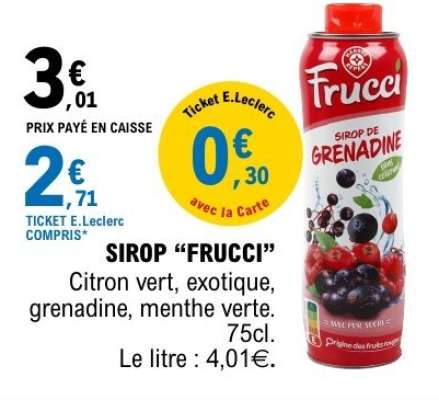 SIROP “FRUCCI”