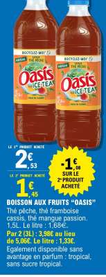 BOISSON AUX FRUITS 'OASIS'