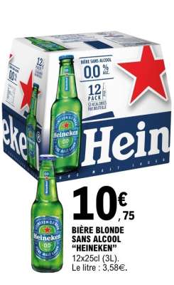 BIÈRE BLONDE SANS ALCOOL “HEINEKEN”