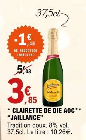 CLAIRETTE DE DIE AOC “JAILLANCE”