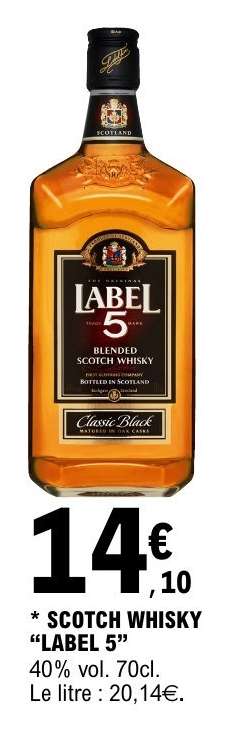 SCOTCH WHISKY LABEL 5