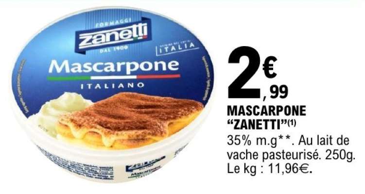 Mascarpone "Zanetti"