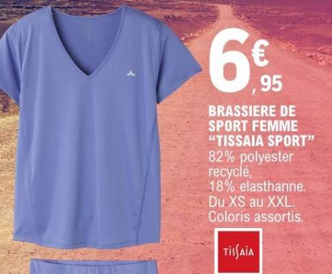 BRASSIERE DE SPORT FEMME "TISSAIA SPORT"
