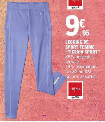 LEGGING DE SPORT FEMME "TISSAIA SPORT"