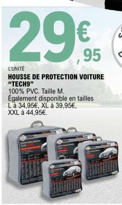 HOUSSE DE PROTECTION VOITURE “TECH9”