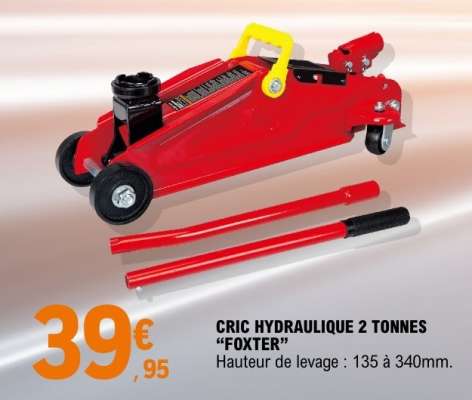 CRIC HYDRAULIQUE 2 TONNES “FOXTER”