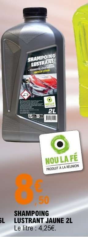 SHAMPOING LUSTRANT JAUNE 2L
