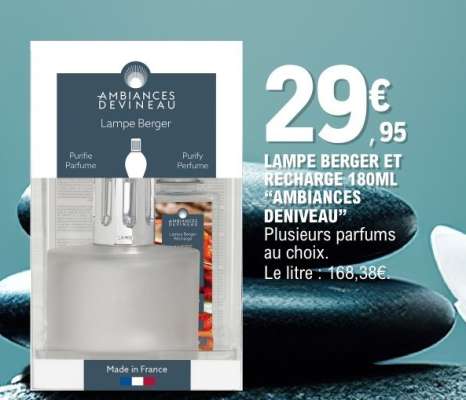 Lampe Berger et recharge 180ml 'Ambiances Deniveau'