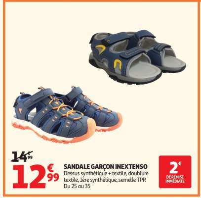 SANDALE GARÇON INEXTENSO