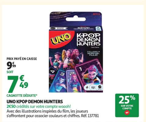 UNO KPOP DEMON HUNTERS