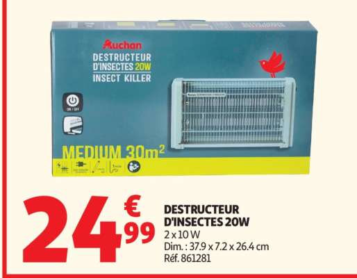 DESTRUCTEUR D'INSECTES 20W