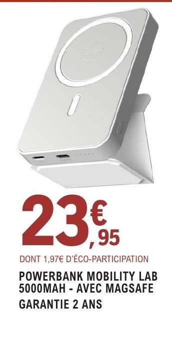 POWERBANK MOBILITY LAB 5000MAH - AVEC MAGSAFE