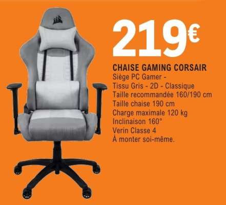 CHAISE GAMING CORSAIR