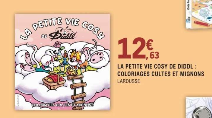LA PETITE VIE COSY DE DIDDL : COLORIAGES CULTES ET MIGNONS