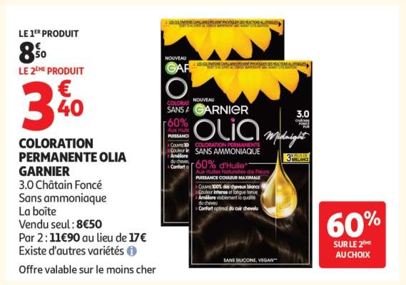 COLORATION PERMANENTE OLIA GARNIER