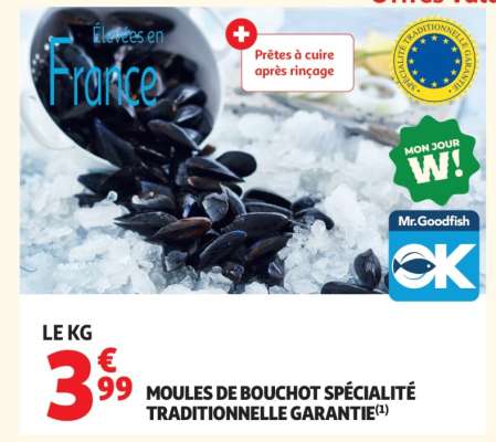 Moules De Bouchot Spécialité Traditionnelle Garantie