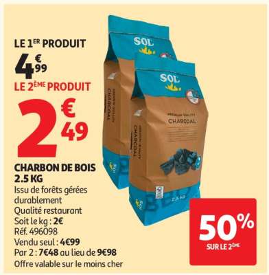 Charbon De Bois 2,5 Kg
