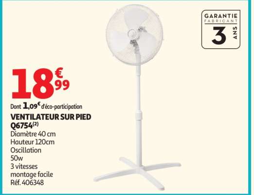 VENTILATEUR SUR PIED Q6754