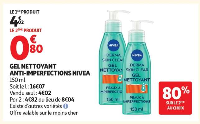 GEL NETTOYANT ANTI-IMPERFECTIONS NIVEA