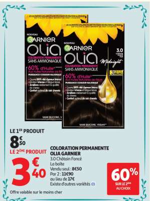 COLORATION PERMANENTE OLIA GARNIER