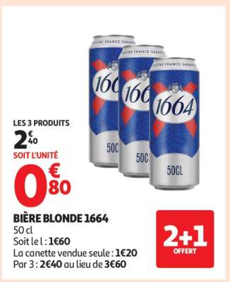 Bière Blonde 1664