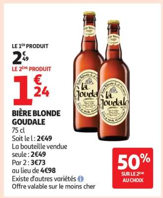 Bière Blonde Goudale