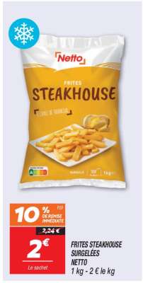 FRITES STEAKHOUSE SURGELÉES