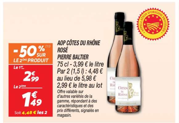AOP CÔTES DU RHÔNE ROSÉ