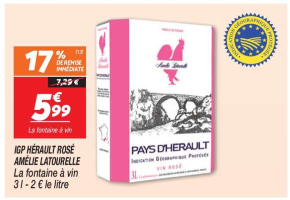 IGP HÉRAULT ROSÉ AMÉLIE LATORELLE