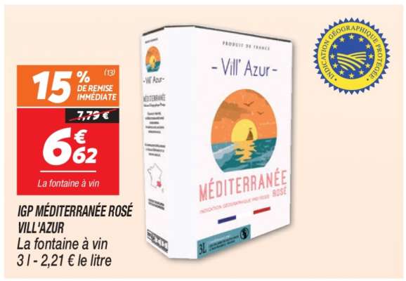 IGP Méditerranée Rosé Vill Azur