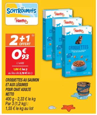 CROQUETTES AU SAUMON ET AUX LÉGUMES POUR CHAT ADULTE