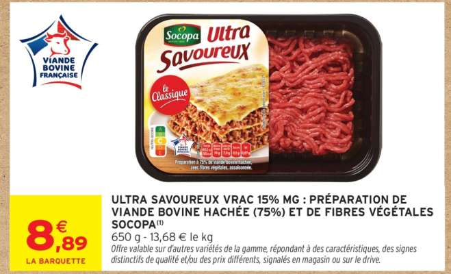 Ultra Savoureux Vrac 15% MG