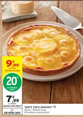 TARTE COCO ANANAS