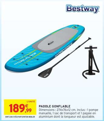 Paddle gonflable