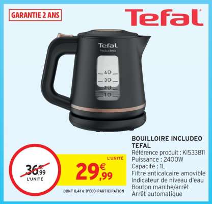 Bouilloire Includeo Tefal