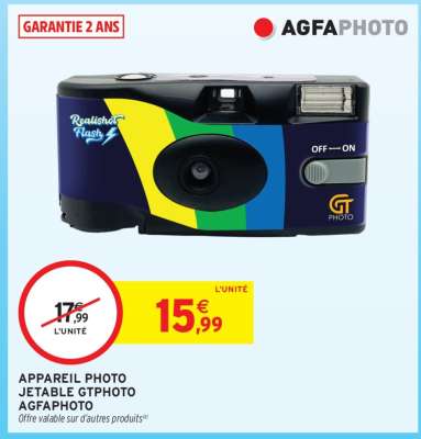 Appareil Photo Jetable GTPHOTO AGFAPHOTO