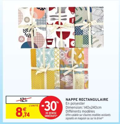 NAPPE RECTANGULAIRE