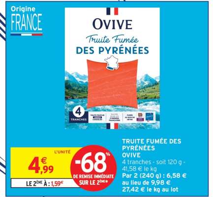 Truite Fumée Des Pyrénées Ovive