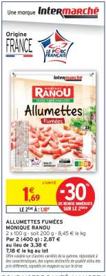 ALLUMETTES FUMÉES MONIQUE RANOU
